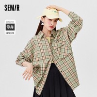 百亿补贴：Semir 森马 女士格纹外套衬衫