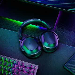 RAZER 雷蛇 梭鱼2.4G 蓝牙头戴式游戏耳机耳麦电竞无线USB-Type C跨平台兼容