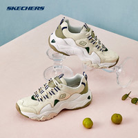 Skechers斯凯奇春夏厚底增高熊猫鞋复古户外老爹鞋男子运动休闲鞋237223 自然色/多彩色 42