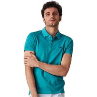 Hush Puppies 暇步士 男士短袖POLO衫 PD-JC008D 中绿 M