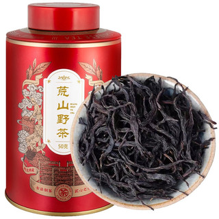 御龙 荒山野茶老枞 小种红茶 2022年新春茶 50克/罐