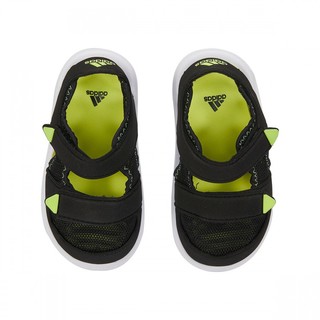 adidas 阿迪达斯 WATER SANDAL CT I 男童凉鞋 GX2478 黑/黄绿 24码