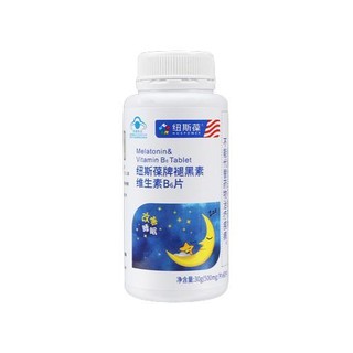 NUSPOWER 纽斯葆 褪黑素 维生素B6片 60片*2瓶