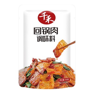 千禾 复合调味料 回锅肉调味料 炒菜料 60g-5袋