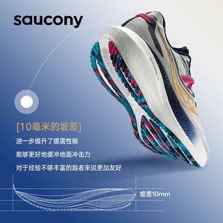 saucony 索康尼 新款TRIUMPH胜利20跑步鞋男缓震透气跑鞋