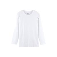 A21 男士圆领长袖T恤 4731310017 特白 L