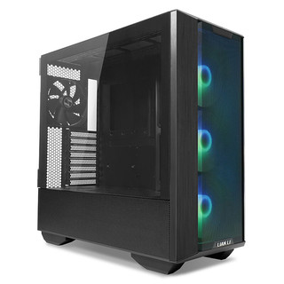 LIANLI联力 鬼斧2代RGB版 黑色 台式电脑机箱 双侧四门/玻璃侧透/标配4把140mm风扇/支持420水冷（厂家直送）
