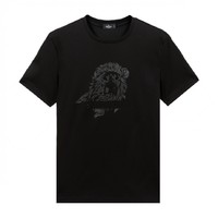 SEVEN 柒牌 男士圆领短袖T恤 120T71940 黑色 4XL