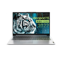 Lenovo 联想 ideapad 15 2022款 十二代酷睿版 15.6英寸 银色 (酷睿i5-1235U、核芯显卡、8GB、512GB SSD、1080P、IPS、60Hz)
