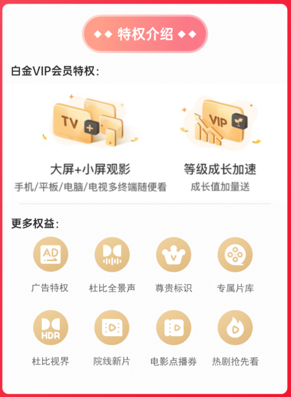 iQIYI 爱奇艺 白金VIP会员12个月年卡