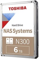 TOSHIBA 东芝 N300 8TB NAS 3.5英寸内置硬盘 - CMR SATA 6 GB/s 7200 RPM 256 MB高速缓存 - HDWG180XZSTA