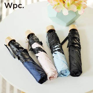 Wpc. 日系女黑胶涂层130克折叠伞ins风小巧便携太阳伞防晒防紫外线
