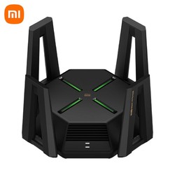 MI 小米 AX9000 双频9000M 企业级千兆Mesh无线家用路由器 Wi-Fi 6 单个装 黑色