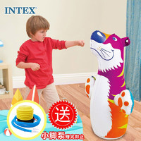 INTEX 44669底部充水不倒翁充气玩具宝宝健身拳击儿童锻炼早教玩具 老虎