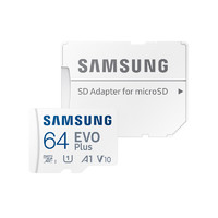 移动端：SAMSUNG 三星 EVO Plus系列 Micro-SD存储卡 64GB