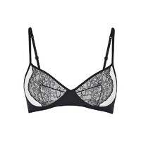 LA PERLA IH-BIANCA系列 女士无钢圈文胸 FI004922A 黑色 80B