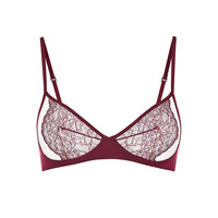 LA PERLA IH-BIANCA系列 女士无钢圈文胸 FI004922A 红色 80C