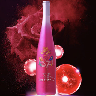 GREATWALL 长城葡萄酒 瑰蜜 蓬莱甜型红葡萄酒 650ml