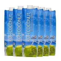 88VIP：KOH COCONUT 泰国进口酷椰屿100%椰子水饮料1L*6瓶组合装