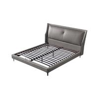  顾家家居 KUKA  极光系列 DS9002B-A 科技布双人床 1.8*2m 燕巢灰