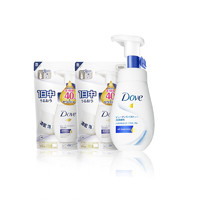 Dove 多芬 保湿水嫩洁面泡泡 160ml+补充装140ml*2