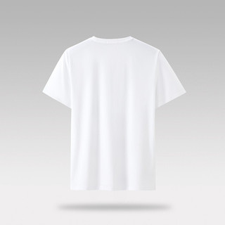 HLA 海澜之家 男士圆领短袖T恤 HNTBJ2U015A 米白花纹