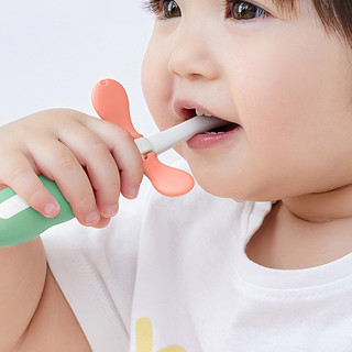 babycare 儿童防蛀益生菌牙膏 草莓味+蜜桃味 45g*2支+儿童防蛀牙刷