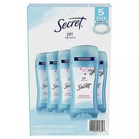 Secret Invisible Solid Antiperspirant and Deodorant, Powder Fresh (2.1 oz, 5 pk.)