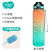 venture pal VenturePal VP大水壶1L渐变运动Tritan大容量直饮水杯 便携直饮+可装热水 1L