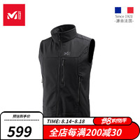 MILLET 觅乐 法国觅乐（MILLET）户外男士夏弹力舒适轻量保暖马甲软壳衣 MIV7980