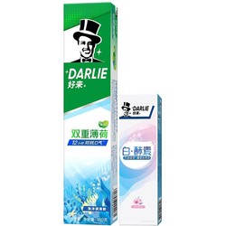 DARLIE 好来 薄荷牙膏套装（双重薄荷海洋调160g+白酵素25g）