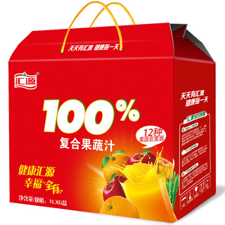 汇源 全有 100%复合果蔬汁 1L*6盒 礼盒装