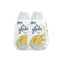 Glade 佳丽 清香空间固体清香胶 170g*2瓶 清新柠檬