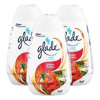 Glade 佳丽 清香空间固体清香胶 170g*3瓶 花蜜芳香