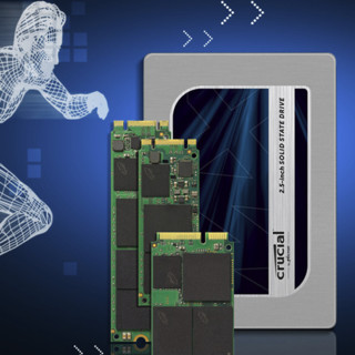 Crucial 英睿达 MX200系列 SATA 固态硬盘 1TB (SATA3.0) CT1000MX200SSD1