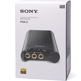 SONY 索尼 PHA-3 便携式耳机放大器 黑色