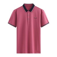 ROMON 罗蒙 男士短袖Polo衫 S1T091110 深粉红 170