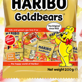 HARIBO 哈瑞宝 金熊橡皮糖 混合水果味 200g