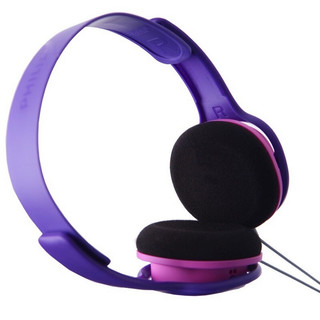 PHILIPS 飞利浦 SHK2000PK 耳罩式头戴式有线儿童耳机 粉色 3.5mm