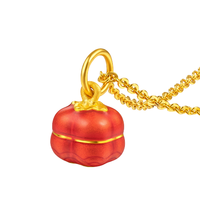 LUKFOOK JEWELLERY 六福珠宝 GFA1TBP0057 小柿足金吊坠 0.73g