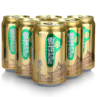 SNOWBEER 雪花 匠心营造 8度纯生啤酒 330ml*6听