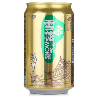 SNOWBEER 雪花 匠心营造 8度纯生啤酒 330ml*6听