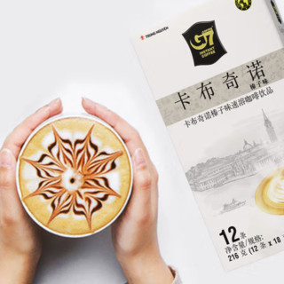 G7 COFFEE 中原咖啡 卡布奇诺 榛子味 216g