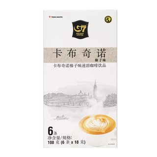 G7 COFFEE 中原咖啡 卡布奇诺 榛子味