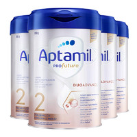 Aptamil 爱他美 白金德文版较大婴儿配方奶粉2段6个月以上800g*4罐