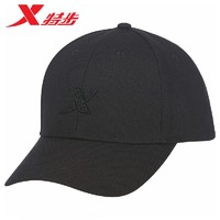XTEP 特步 休闲帽子男2022新款弯檐棒球帽运动帽情侣款帽子