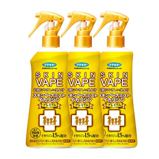 VAPE 未来 日本进口驱蚊喷雾金色加强母婴儿童防蚊新款200ml*3瓶