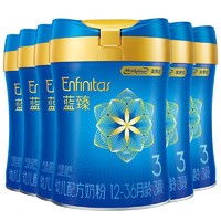 PLUS会员：ENFINITAS 蓝臻 婴幼儿配方奶粉 3段 820g*6罐