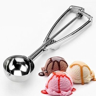 俊媳妇 冰淇淋挖球勺挖球器雪糕水果挖勺商用不锈钢4cm5cm6cm