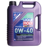 PLUS会员：LIQUI MOLY 力魔 能量型全合成机油 0W-40 A3/B4级 5L